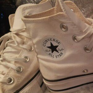 Women's  Converse All Star High Top Platform (Lift) Sneakers Size 5